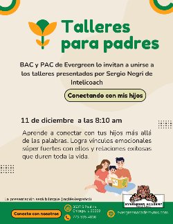 Flyer for Dec BAC/PAC meeting in Spanish